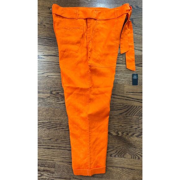 Lauren Ralph Lauren Women's Orange Pants Size 12 NWT $100 - Picture 7 of 12